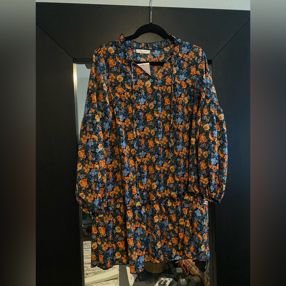 Boho floral dress
